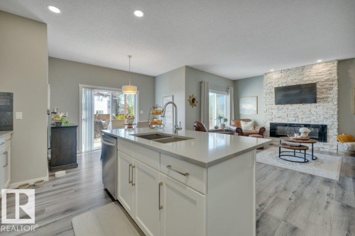 477 Roberts Crescent, Leduc, AB - Indoor With Fireplace