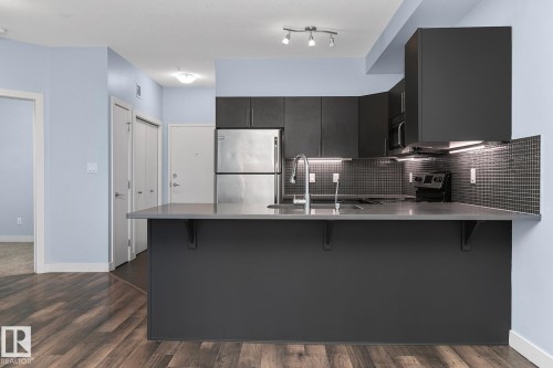 302 10611 117 Street, Edmonton, AB - Indoor Photo Showing Kitchen With Upgraded Kitchen