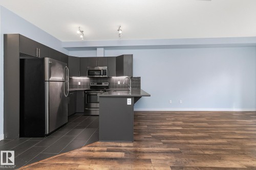 302 10611 117 Street, Edmonton, AB - Indoor Photo Showing Kitchen