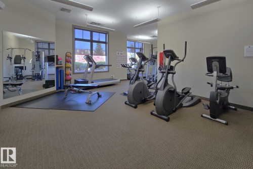 318 160 Magrath Road, Edmonton, AB - Indoor Photo Showing Gym Room