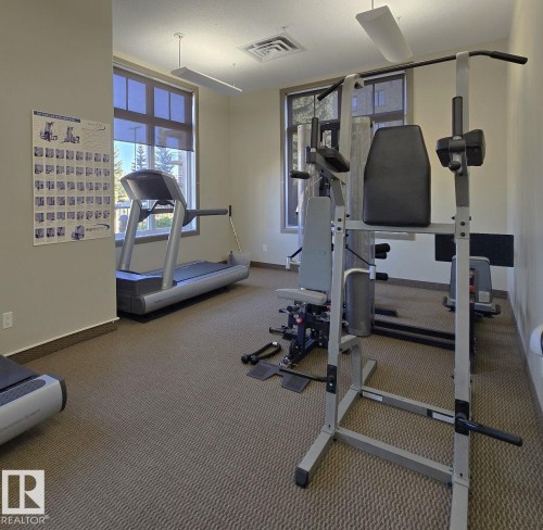 318 160 Magrath Road, Edmonton, AB - Indoor Photo Showing Gym Room