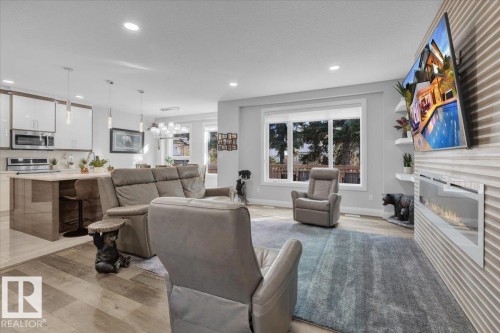 5309 Bon Acres Crescent, Bon Accord, AB - Indoor Photo Showing Living Room