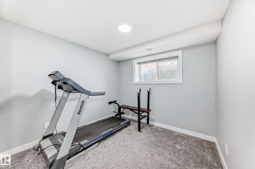 2716 11 Street, Edmonton, AB - Indoor Photo Showing Gym Room