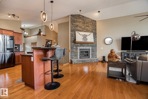 62 Greenfield Wynd, Fort Saskatchewan, AB - Indoor With Fireplace
