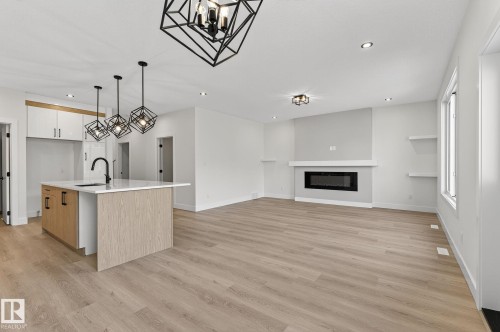 136 Wyatt Ridge, Fort Saskatchewan, AB - Indoor With Fireplace