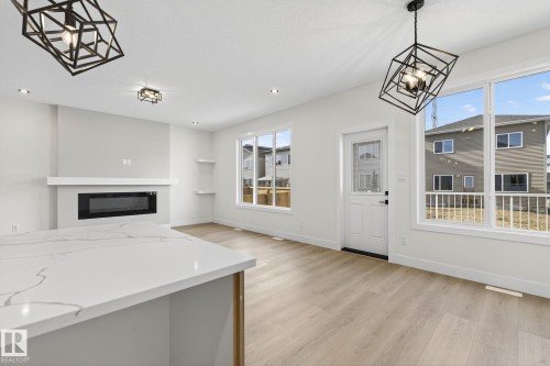 136 Wyatt Ridge, Fort Saskatchewan, AB - Indoor With Fireplace