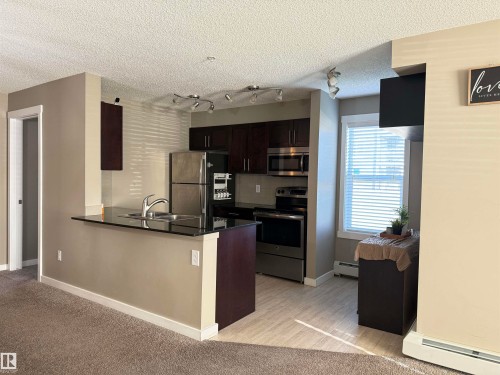117 18122 77 St Nw, Edmonton, AB - Indoor Photo Showing Kitchen With Double Sink