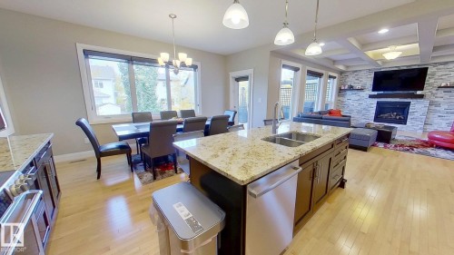 11628 16 Avenue Sw, Edmonton, AB - Indoor With Fireplace