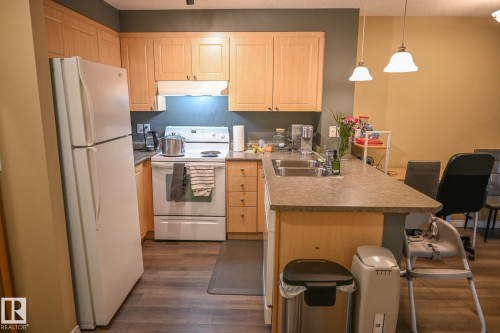 113 630 Mcallister Loop, Edmonton, AB - Indoor Photo Showing Kitchen With Double Sink