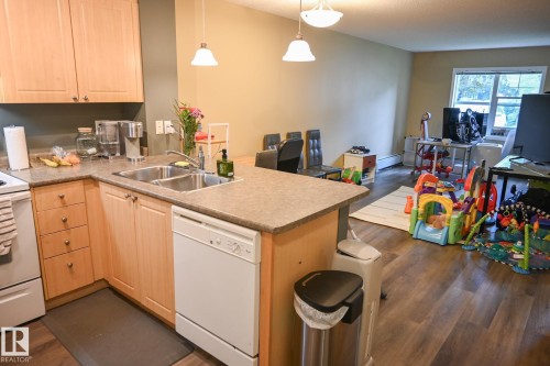 113 630 Mcallister Loop, Edmonton, AB - Indoor Photo Showing Kitchen With Double Sink