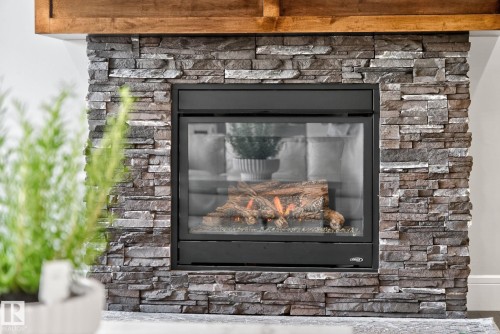 527 Albany Way, Edmonton, AB - Indoor With Fireplace