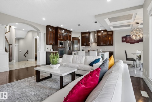 527 Albany Way, Edmonton, AB - Indoor Photo Showing Living Room