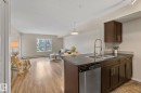 210 5804 Mullen Place, Edmonton, AB  - Indoor Photo Showing Kitchen With Double Sink 