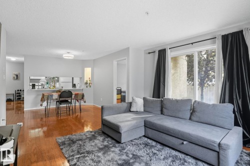 130 17447 98A Ave, Edmonton, AB - Indoor Photo Showing Living Room