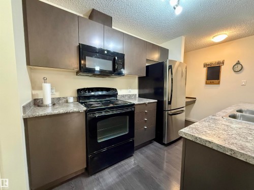 202 340 Windermere Road, Edmonton, AB - Indoor Photo Showing Kitchen With Double Sink