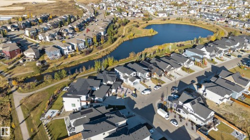 160 Edgewater Circle, Leduc, AB - Outdoor With Body Of Water With View