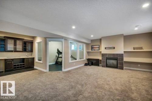 1211 Adamson Drive, Edmonton, AB - Indoor With Fireplace