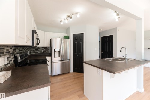 3729 138A Avenue, Edmonton, AB - Indoor Photo Showing Kitchen With Double Sink