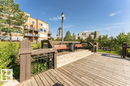 214 10105 95 Street, Edmonton, AB - Outdoor With Deck Patio Veranda
