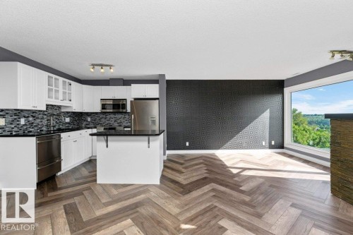 214 10105 95 Street, Edmonton, AB - Indoor Photo Showing Kitchen With Upgraded Kitchen