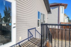 View of wooden balcony with a deck - 