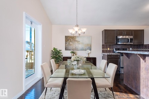 16311 55 Street Nw, Edmonton, AB - Indoor Photo Showing Dining Room