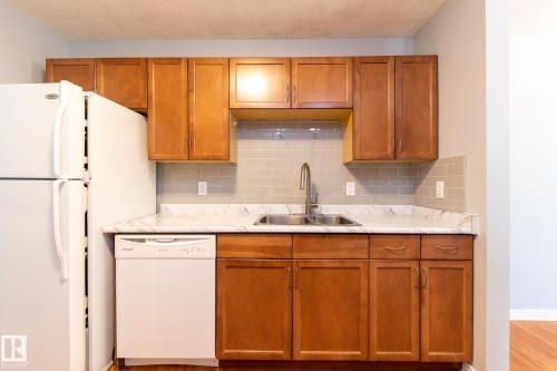67 1503 Mill Woods Road, Edmonton, AB - Indoor Photo Showing Kitchen With Double Sink