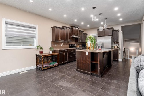 11535 16 Avenue, Edmonton, AB - Indoor Photo Showing Kitchen With Stainless Steel Kitchen With Upgraded Kitchen