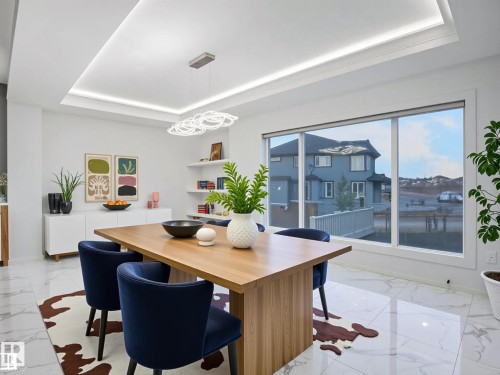 1305 Adamson Drive, Edmonton, AB - Indoor Photo Showing Dining Room