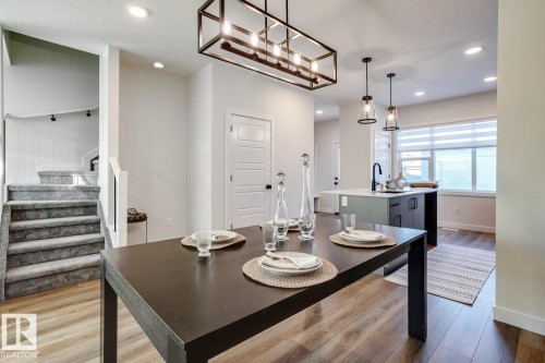 28 Hunter Place, Spruce Grove, AB - Indoor Photo Showing Dining Room