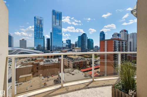 1504 10388 105 Street, Edmonton, AB - Outdoor With Balcony With View