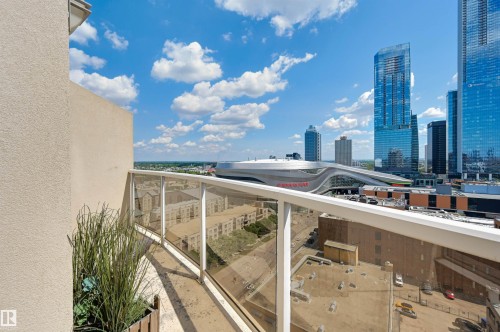 1504 10388 105 Street, Edmonton, AB - Outdoor With Balcony With View