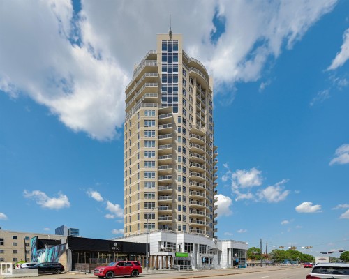 1504 10388 105 Street, Edmonton, AB - Outdoor With Balcony With Facade