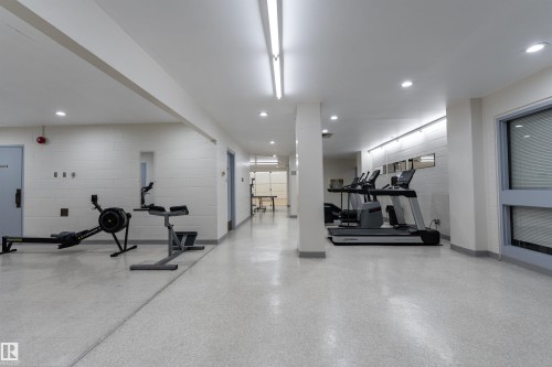 1302 10149 Saskatchewan Drive, Edmonton, AB - Indoor Photo Showing Gym Room