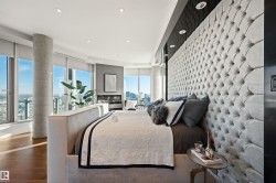 Bedroom featuring wood finished floors and recessed lighting - 