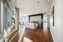 Reception featuring recessed lighting - 