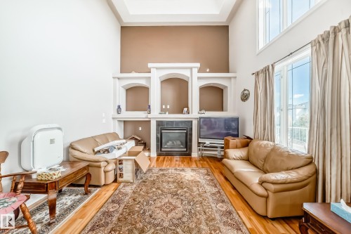 1525 Haswell Close, Edmonton, AB - Indoor With Fireplace