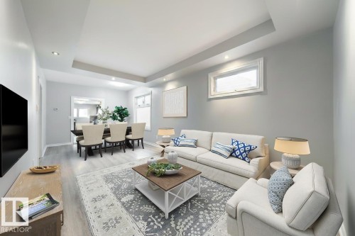 11536 83 Street, Edmonton, AB - Indoor Photo Showing Living Room