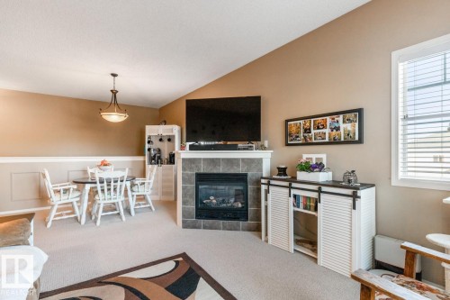 10 2508 Hanna Crescent, Edmonton, AB - Indoor With Fireplace