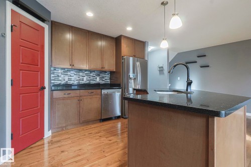 819 172 Street, Edmonton, AB - Indoor Photo Showing Kitchen With Stainless Steel Kitchen