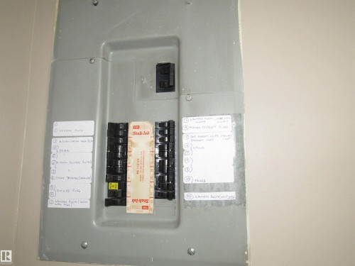 Utilities with electric panel - 5016 51 Street, Barrhead, AB - Indoor