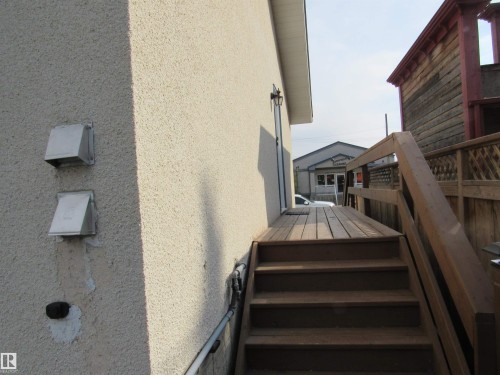 View of stairs - 5016 51 Street, Barrhead, AB - Outdoor With Exterior