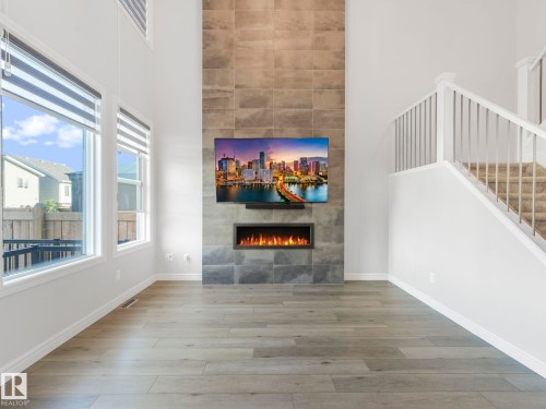 9919 223 Street, Edmonton, AB - Indoor With Fireplace