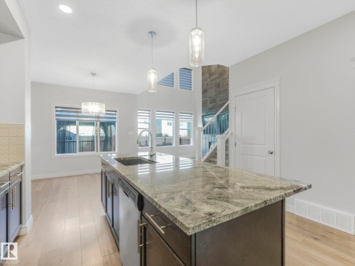 9919 223 Street, Edmonton, AB - Indoor Photo Showing Kitchen With Upgraded Kitchen