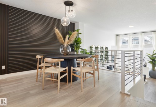 118 Stiles Bend, Leduc, AB - Indoor Photo Showing Dining Room