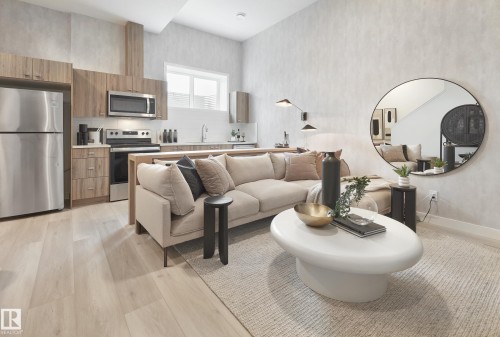 118 Stiles Bend, Leduc, AB - Indoor Photo Showing Kitchen With Stainless Steel Kitchen