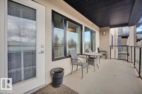 View of balcony - 305 5029 Edgemont Boulevard, Edmonton, AB - Outdoor With Deck Patio Veranda With Exterior
