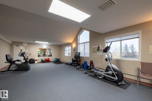 106 6703 172 Street, Edmonton, AB - Indoor Photo Showing Gym Room