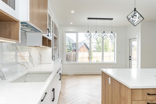 3221 Pelerin Crescent, Beaumont, AB - Indoor Photo Showing Kitchen