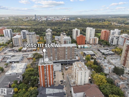 1202 10150 117 Street, Edmonton, AB - Outdoor With View